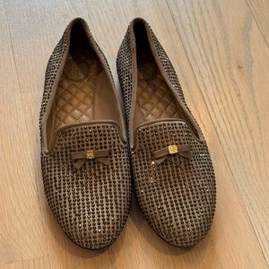 Super cute Tori Burch rhinestone flats